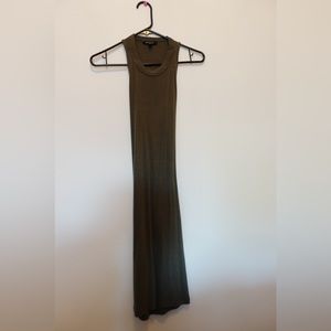 Papaya olive dress